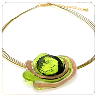 schmuckserie modeschmuck aus glas